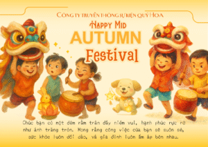 Kem Vàng Nhạt Minh Họa Tết Trung Thu Thiệp (1)